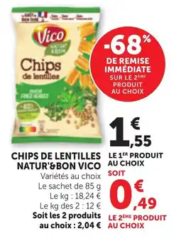 Bi1 Vico Chips de lentilles offre