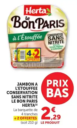 Maximarché Herta Le Bon Paris offre