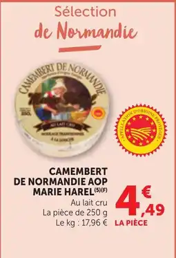 Bi1 MARIE HAREL CAMEMBERT DE NORMANDIE AOP offre