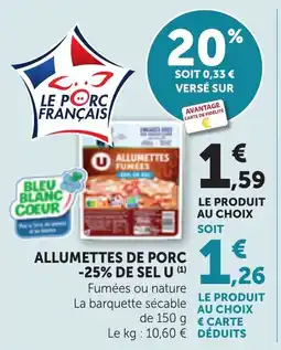 Bi1 U Allumettes Fumées offre