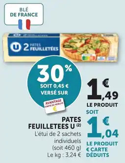 Bi1 U PATES FEUILLETEES offre