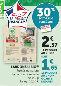 Bi1 U LARDONS offre