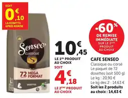 Maximarché Senseo CAFÉ offre