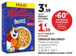 Maximarché Kellogg's Frosties offre