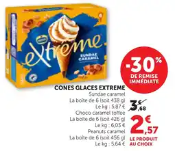 Maximarché Extreme Cones Glaces offre