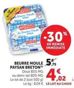 Bi1 Paysan Breton Beurre Moule offre
