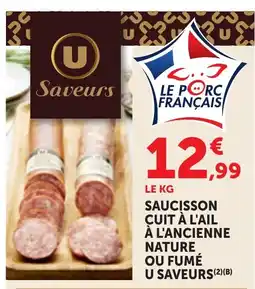 Bi1 U Saveurs Saucisson offre