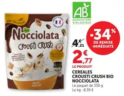 Maximarché Rugani Nocciolata Crousti Crush offre