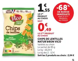 Maximarché Vico Chips de lentilles offre