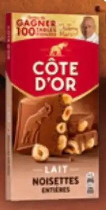 Maximarché CÔTE D'OR LAIT NOISETTES ENTIÈRES offre