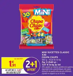 Intermarché Chupa Chups Mini Sucettes Classic offre