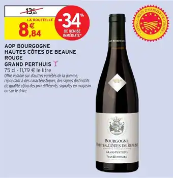 JEAN BOUCHARD BOURGOGNE HAUTES-CÔTES DE BEAUNE GRAND PERTHUIS