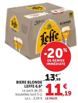 Maximarché Leffe Bière blonde offre