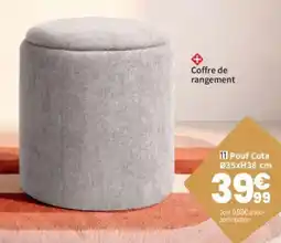 Conforama Pouf Cota offre