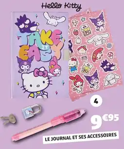 GiFi Hello Kitty LE JOURNAL ET SES ACCESSOIRES offre