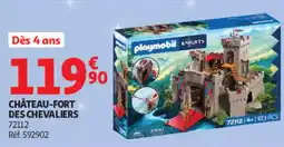 Auchan Playmobil Château-fort des chevaliers offre