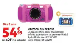 Auchan KidiZoom KIDIZOOM FUN FX ROSE offre