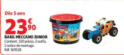 Auchan MECCANO BARIL MECCANO JUNIOR offre