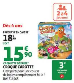 Auchan Croque Carotte offre