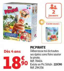 Auchan TOMY Pic Pirate offre