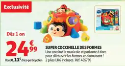 Auchan Vtech SUPER COCCINELLE DES FORMES offre