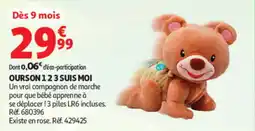 Auchan OURSON 1 2 3 SUIS MOI offre