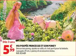 Auchan MA POUPÉE PRINCESSE ET SON PONEY offre