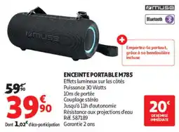Auchan muse ENCEINTE PORTABLE M785 offre