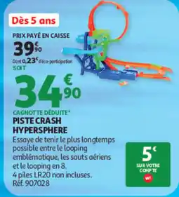 Auchan Piste Crash Hypersphere offre