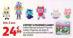 Auchan Coffret 6 figurines gabby offre