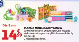 Auchan FAIRYLANDIA PLAYSET MEUBLES offre