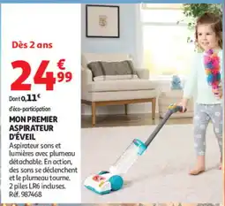 Auchan MON PREMIER ASPIRATEUR D'ÉVEIL offre