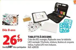 Auchan TABLETTE À DESSINS offre