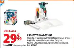 Auchan Crayon Kids Projecteur à dessins offre