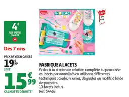Auchan Totally ShoeLace Factory offre