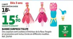 Auchan BARBIE SURPRISE TULIPE offre