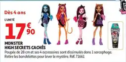 Auchan MONSTER HIGH SECRETS CACHÉS offre