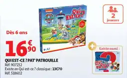 Auchan PAW PATROL QUI EST-CE ? offre