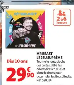 Auchan Mr beast le jeu suprême offre