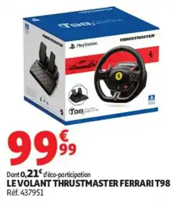 Auchan THRUSTMASTER LE VOLANT FERRARI T98 offre