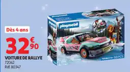 Auchan Playmobil Voiture de rallye offre