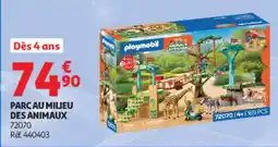 Auchan Playmobil Parc au milieu des animaux offre
