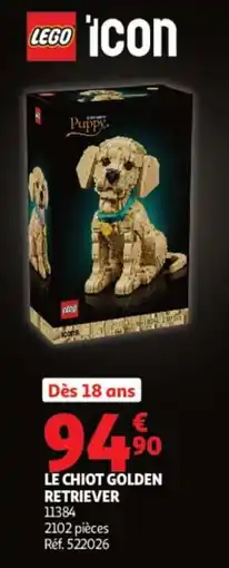 Auchan LEGO LE CHIOT GOLDEN RETRIEVER offre