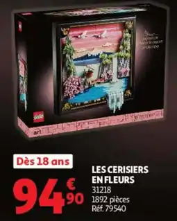 Auchan LEGO LES CERISIERS EN FLEURS offre
