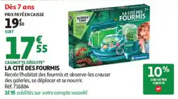 Auchan Science et jeu LA CITÉ DES FOURMIS offre