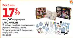 Auchan LABO POTIONS offre