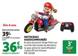 Auchan Mario Motocross Radiocommandée offre