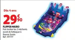 Auchan FLIPPER MARIO offre