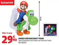 Auchan Mario Chevauchant Yoshi offre