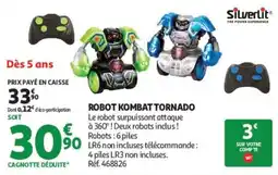 Auchan Silverlit ROBOT KOMBAT TORNADO offre